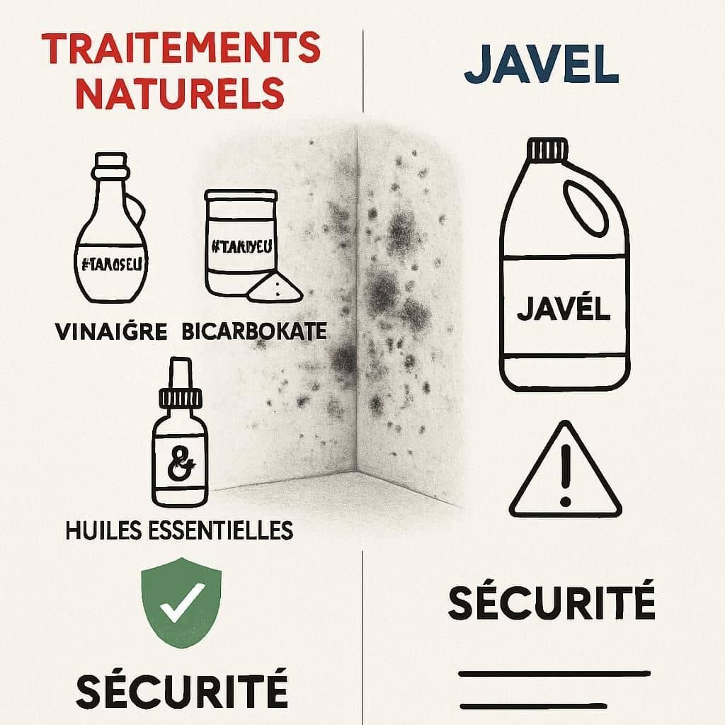 Découvrez l'efficacité de la javel pour éliminer la moisissure sur les murs, les risques associés à son utilisation, et explorez des solutions alternatives sûres et naturelles pour un environnement sain.