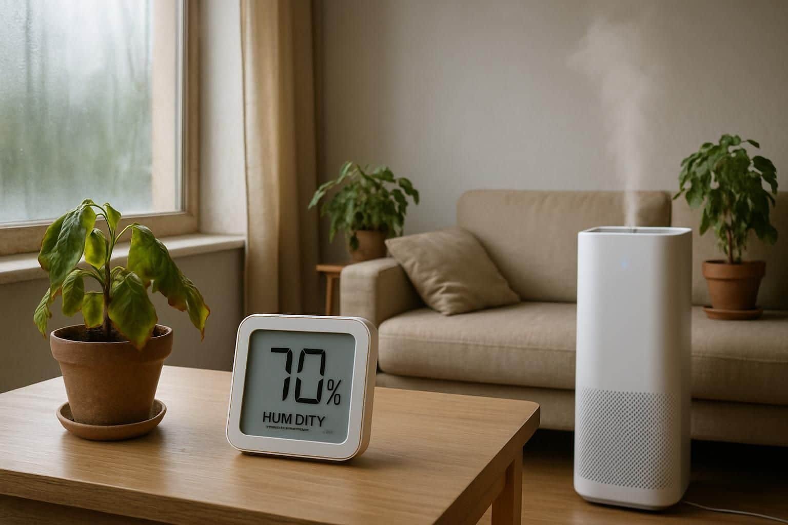 Découvrez pourquoi un taux d'humidité à 70% dans votre maison est problématique et apprenez comment agir rapidement pour préserver votre confort et votre santé.